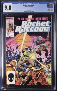 Rocket Raccoon #1 CGC 9.8 1st Rocket SOLO series Marvel 1985 Guardians Galaxy