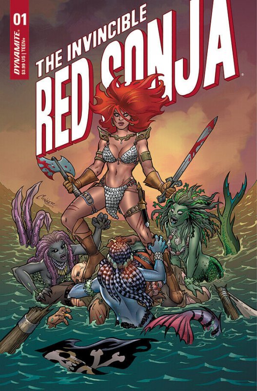 INVINCIBLE RED SONJA #1 CVR A CONNER 