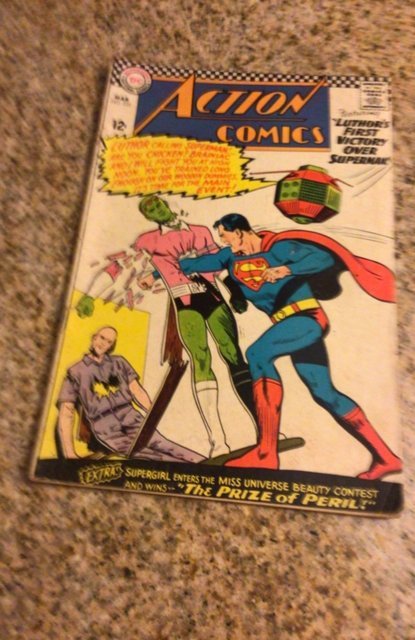 Action Comics #335 (1966) Braniac, Lex Luthor cover key! FN mid-grade! Wow!