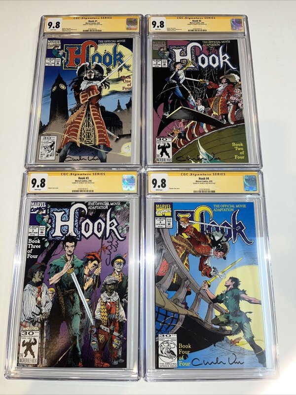 Hook (1992) # 1 2 3 4 (CGC SS 9.8) Signed Charles Vess • Only Census= 1