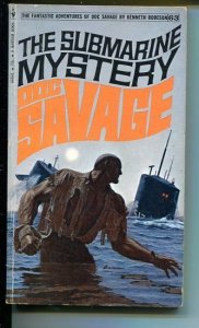 DOC SAVAGE-THE SUBMARINE MYSTERY-#63-ROBESON-VG-JAMES BAMA COVER-1ST EDITION VG