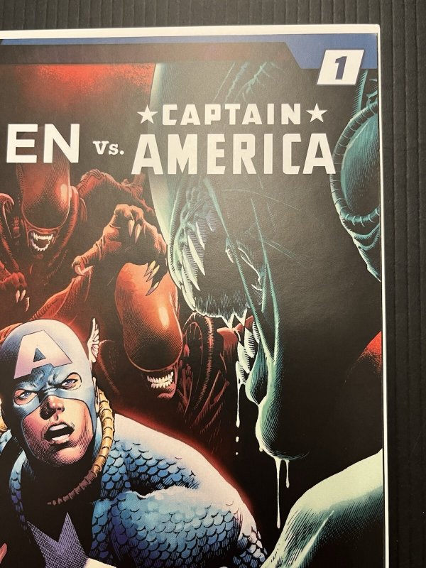 Alien vs Captain America #1 1:25 Siqueira Variant 2025 Marvel Comic PROSHIPPER