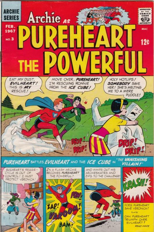 Archie As Pureheart The Powerful #3 (Feb-67) FN/VF+ Mid-High-Grade Archie as ...