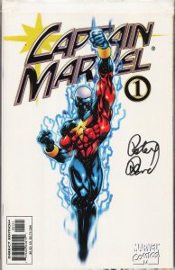 Captain Marvel #1 White Cover (2000) Captain Marvel