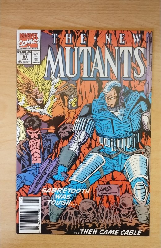 The New Mutants #91 Newsstand Edition (1990)