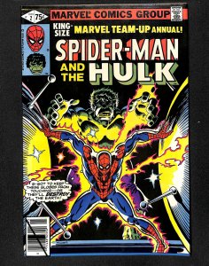 Marvel Team-up Annual #2 VF- 7.5 Spider-Man Hulk!