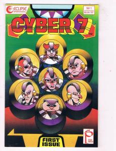 Cyber 7 #1 VF/NM Eclipse Comics Comic Book Itahashi 1989 DE47 AD33
