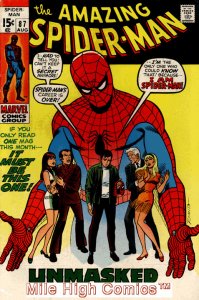 SPIDER-MAN  (1963 Series) (AMAZING SPIDER-MAN)  #87 Fair Comics Book 