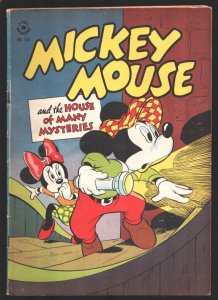 Mickey Mouse-Four Color Comics #116 1946-Dell-and the House of Many Mysteries...