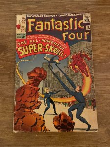 Fantastic Four # 18 VG- Marvel Comic Book Super-Skrull Human Torch Thing J923