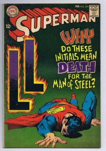 Superman #204 ORIGINAL Vintage 1968 DC Comics  