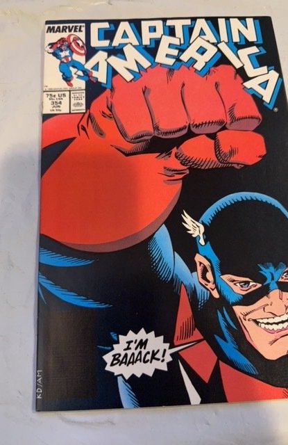 Captain America #354 (1989)first usa agent