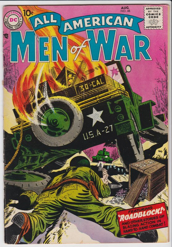All American Men of War #48 (Aug 1957) 1.5 FR/GD DC Comics War