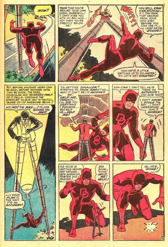 DAREDEVIL #8 (June1965) 4.0 VG  ★ Stilt-Man Origin!  All Wally Wood!