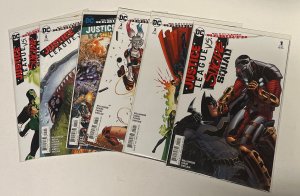 Justice League Versus vs. Suicide Squad (2017) #1-6 (VF-NM) Complete Set | Dc