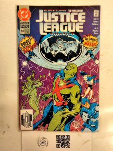 Justice League America #50 VF-NM DC Comic Book 9 TJ82