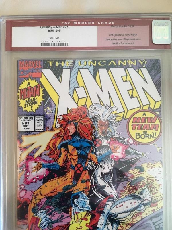 The Uncanny X-Men #281 (1991) CGC 9.4 White Pages