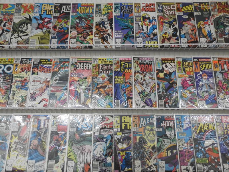 Huge Lot of 140+ Comics W/ Captain America, Defenders, Iron Man Avg. VF- Con