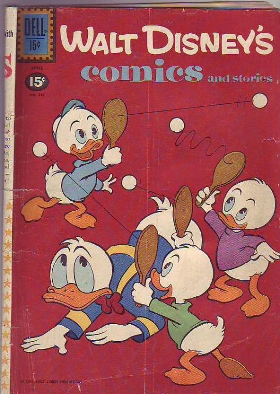 Comics and Stories, Walt Disney's #247 (Apr-61) GD Affordable-Grade Donald Du...