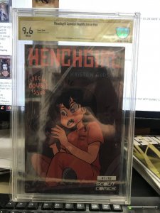 Henchgirl Special Double Issue #1/2 CBCS 9.6 signed by Kristen Gudsnuck TV SERIE