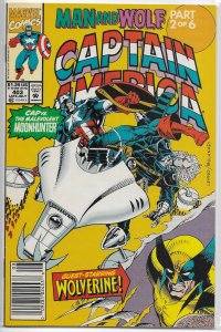 Captain America   vol. 1   #403 VG (Man and Wolf 2)