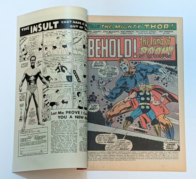 Thor #220 (Feb 1974, Marvel) VF 8.0 Gil Kane and Dan Adkins cover 