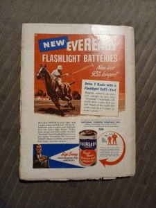 The Rio Kid Western Pulp August 1947 Magazine Painted Cover Postwar Era