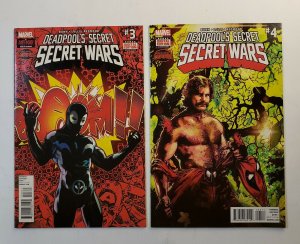 DEADPOOL'S SECRET SECRET WARS #1-4 SET MARVEL COMICS 2015 VF/NM