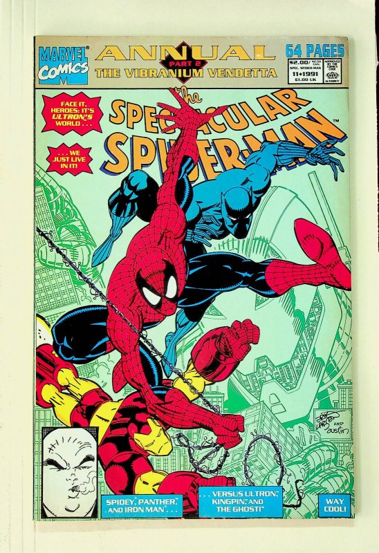 Spectacular Spider-Man Annual #11 (1991, Marvel) - Good/Very Good