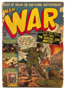 War Comics #4 1951- Atlas War- BASTOGNE G- 