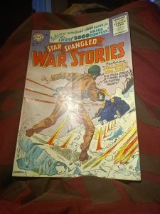 Star Spangled War Stories #51 DC Comic Book 1956 Silver Age Soldier On Ice!