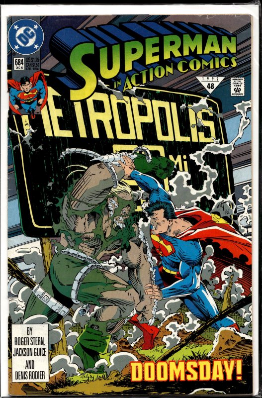 Action Comics #684 (1992) Superman