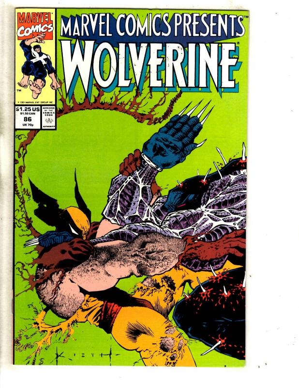 Lot Of 6 Marvel Comics Presents Comic Books # 87 88 86 120 122 131 Wolverine TP6