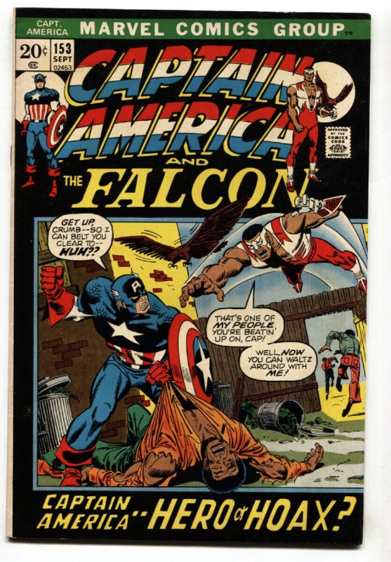 Captain America #153--comic book--1972--1st Jack Moroe--VF