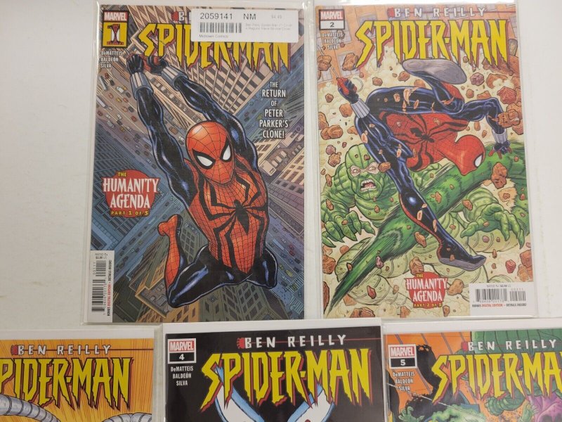 5 Ben Riley Spider-Man Marvel Comic Books #1 2 3 4 5 43 TJ43