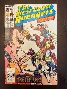 West Coast Avengers #38 (1988) - NM