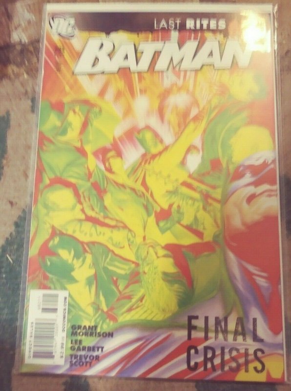 Batman #682 2009, DC FINAL CRISIS GRANT MORRISON ALEX ROSS LAST RITES 