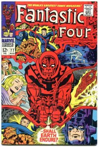 FANTASTIC FOUR #77 1968- SILVER SURFER-JACK KIRBY ART FN+