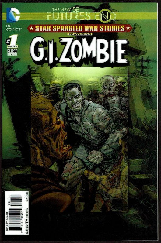 Futures End Star Spangled War Zombie 3-D Cover (2014, DC) 9.6 NM+