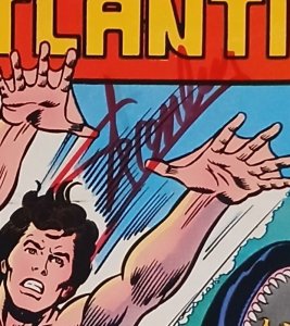 Man from Atlantis #1 (1978) Cover Registration Print Error Facsimile Stan Lee VF