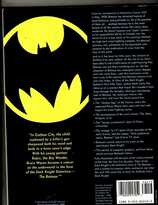 Tales of the Dark Knight, Batman 3D DC TPB Graphic Novel Comic Books J342