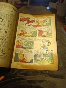 MARY JANE & SNIFFLES Four Color COMIC BOOK (#1)402 Golden Age Cartoon 1952 Dell