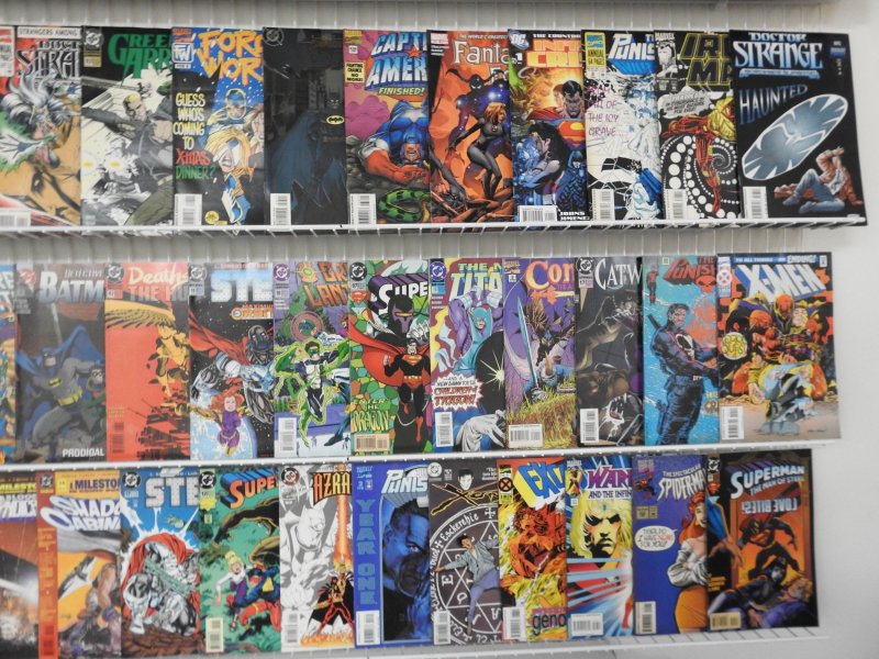 Huge Lot 210+ Comics W/ Spider-Man, Captain America, Thor, Hulk+ Avg Fine Cond!!