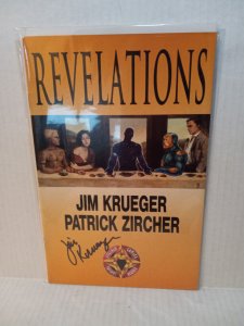 REVELATIONS #1 SIGNED BY WRITER JIM KRUEGER  - FREE SHIPPING