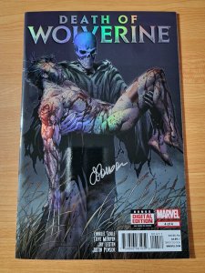 Death of Wolverine #4 Signed Justin Ponsor ~ NEAR MINT NM ~ 2014 Marvel Comics