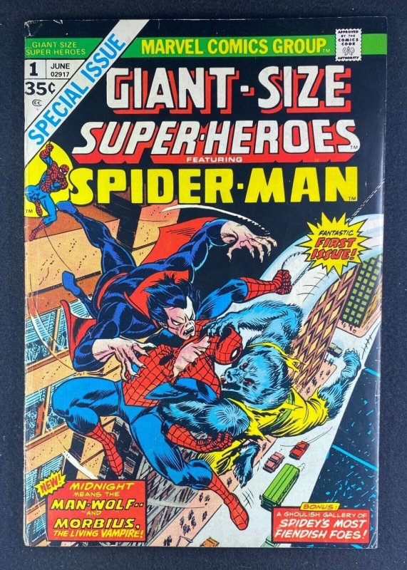 Giant-Size Super-Heroes (1974) #1 FN (6.0) Gil Kane Spider-Man Dracula Man-Wolf