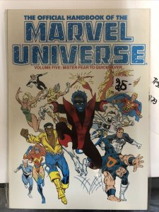 The Official Marvel Universe Vol.5 Mister Fear....(1992) Marvel TPB SC Stan Lee 