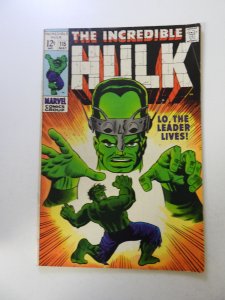 The incredible Hulk #115 (1969) FN- condition