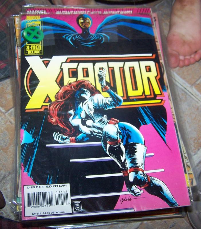 X-Factor # 115  oct 1995 marvel deluxe  mutants xmen mistique havoc polaris