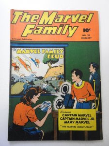 The Marvel Family #20 (1948) GD+ Condition centerfold detached